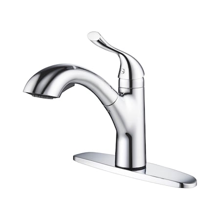 Kibi Single Handle Pull Down Kitchen Faucet F103CH